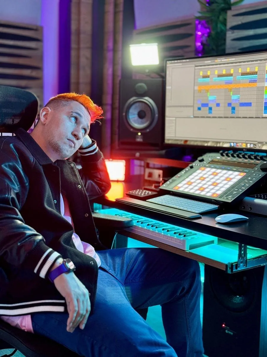 Gradozero produciendo con el Ableton Push
