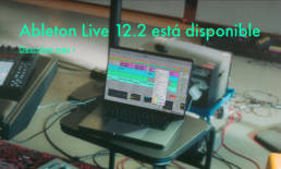 Página oficial de Ableton Live 12 mostrando opción de descarga gratuita y legal