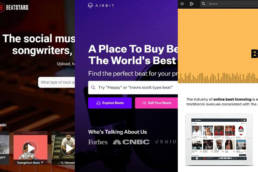 Comparativa de plataformas digitales para vender beats en 2025 con distintos modelos de monetizació