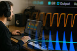 Beatmaker aplicando sidechain en Ableton Live para que el bajo respete el golpe del kick